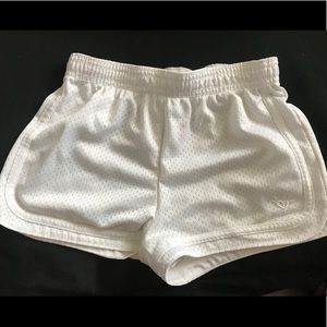 Justice white shorts